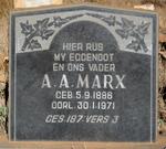 MARX A.A. 1888-1971