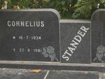 STANDER Cornelius 1934-1981