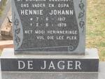 JAGER Hennie Johann, de 1917-1979
