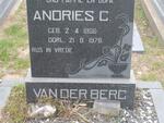 BERG Andries C., van der 1908-1976