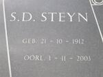 STEYN S.D. 1912-2003
