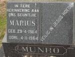 MUNRO Marius 1964-1964