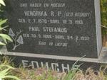 FOUCHE Paul Stefanus 1868-1932 & Hendrika P.R. nee BOSHOFF 1878-1913