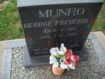 MUNRO George Frederick 1933-2002