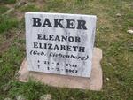 BAKER Eleanor Elizabeth nee LIEBENBERG 1944-2002