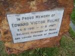 HULME Edward Victor 1901-1987