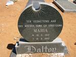 DALTON Maria 1912-1992
