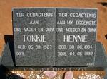 ENGELBRECHT Hennie 1934-1992 & Tokkie 1927