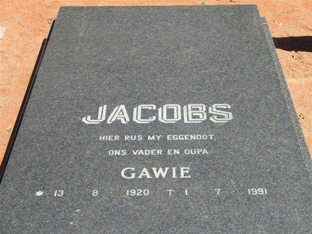 JACOBS Gawie 1920-1991