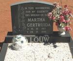LOUW Martha Gertruida 1917-1990