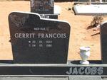JACOBS Gerrit Francois 1924-1996