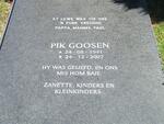 GOOSEN Pik 1941-2007