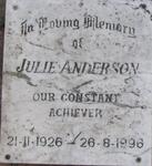 ANDERSON Julie 1926-1996