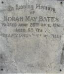 BATES Norah May 1909-1962