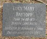 BAYTOPP Lucy Mary 1871-1964