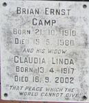 CAMP Brian Ernst 1910-1980 & Claudia Linda 1917-2002