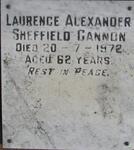 CANNON Laurence Alexander Sheffield 1910-1972