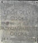 COCKS Leigh Delve 1920-1967 & Patricia Charlotte 1920-1978