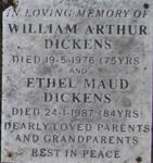 DICKENS William Arthur 1901-1976 & Ethel Maud 1903-1987