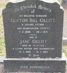 GILLITT Clifton Hill 1888-1971 & Jane 1892-1987