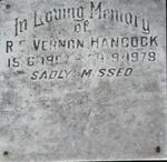HANCOCK R.E. Vernon 1907-1979