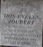 JOUBERT Iris Evelyn 1907-1998