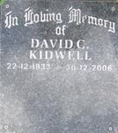 KIDWELL David C. 1933-2006