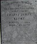 KLOKE Ernest James 1928-2002