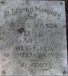 LELLO Jessie Wilson nee ATTERSOL 1893-1981