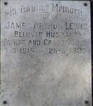 LEWIS James Arthur 1915-1983