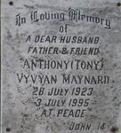 MAYNARD Anthony Vyvyan 1923-1995