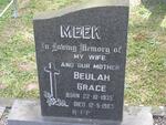 MEEK Beulah Grace 1935-1983