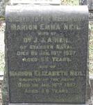 NEIL Marion Emma 1872-1927 :: NEIL Marion Elizabeth 1901-1927