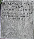 PATON Brian Sinclair 1934-2000