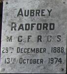 RADFORD Aubrey 1888-1974