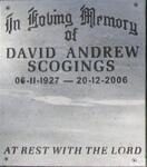 SCOGINGS David Andrew 1927-2006