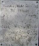 SIVERDINK Reginald Frank Garfield 1895-1980 & Dorothy Carrington 1895-1988