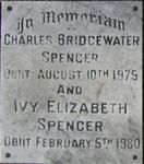 SPENCER Charles Bridgewater -1975 & Ivy Elizaebth -1980