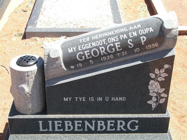 LIEBENBERG George S.P. 1926-1996