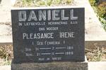 DANIELL Pleasance Irene nee FERREIRA 1911-1966