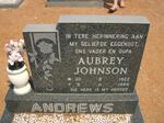 ANDREWS Aubrey Johnson 1922-1988