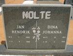 NOLTE Jan Hendrik 1905-1992 & Dina Johanna 1913-1992