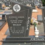 JORDAAN Wickey 1926-1988