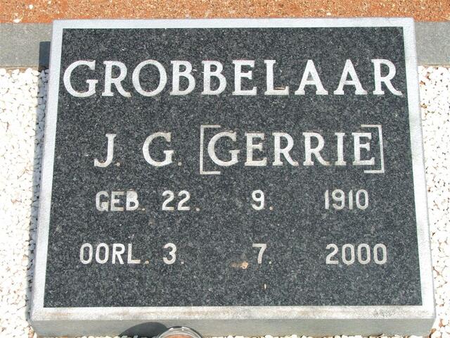 GROBBELAAR J.G. 1910-2000