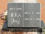 HEATHCOTE H.J.A. 1924-1989