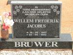 BRUWER Willem Frederik Jacobus 1907-1982