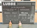 LUBBE Johannes Paulus 1905-1983 & Helena Johanna A. 1920-2000