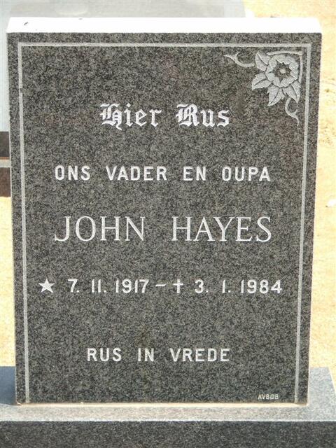 HAYES John 1917-1984