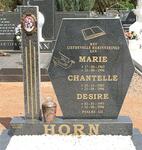 HORN Marie 1965-1996 :: HORN Chantelle 1985-1996 :: HORN Desire 1993-1996