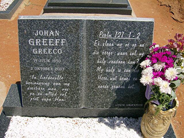 GREEFF Johan 1950-2007
